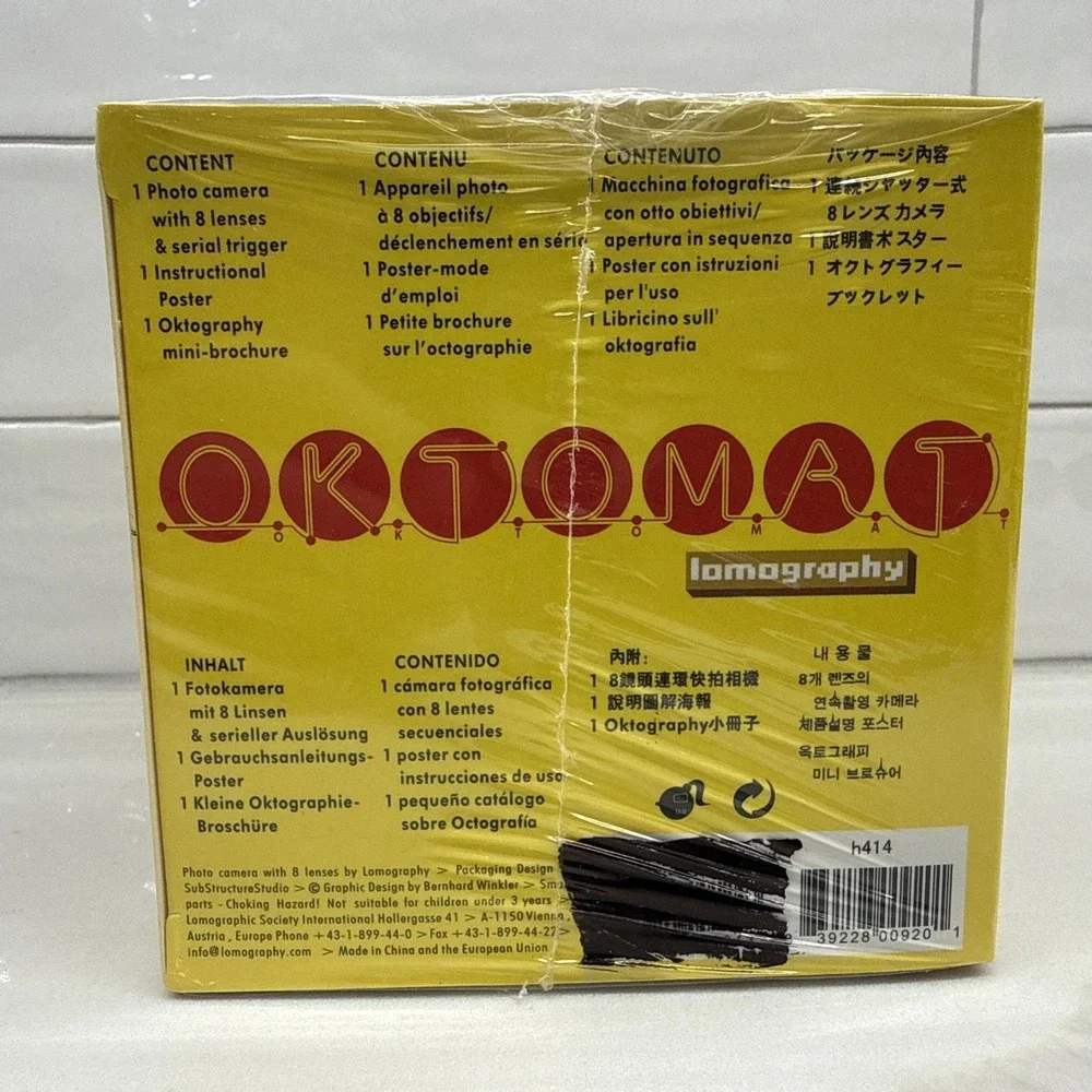 Lomography Oktomat 35mm Film Camera 8 Lens Sequential Photography NEW IN BOX!